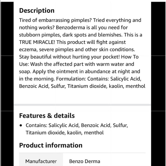 Brand New Benzo Derma For Stubborn Pimples - Picture 4 of 4